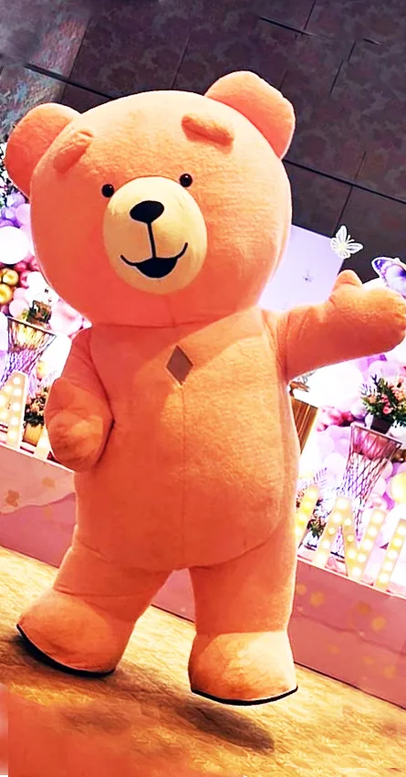 Adorable Teddy Bear Mascot performing at kids’ birthday party – interactive animal costume act by ThrillVeera Entertainment