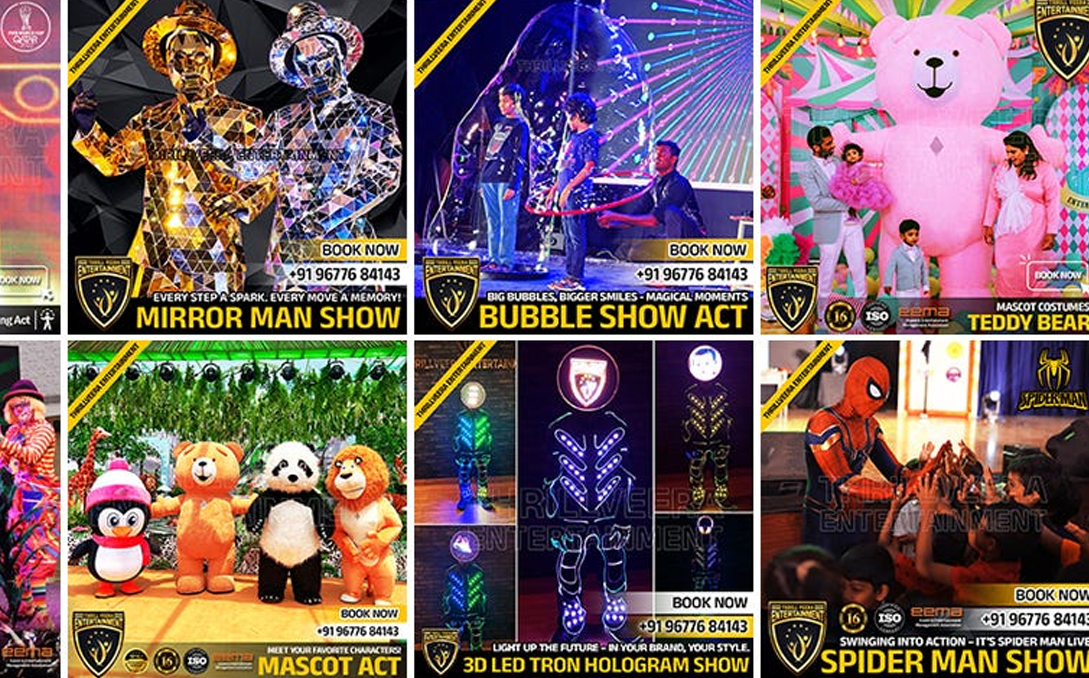 Top 10 kids’ birthday entertainment ideas for 2025 featuring magicians, bubble shows, clowns, and interactive games to wow guests